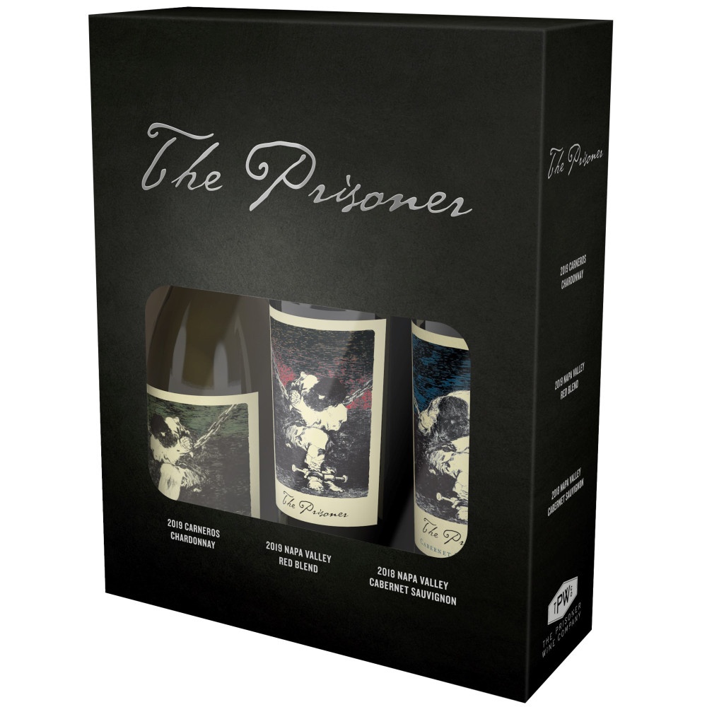 slide 1 of 7, The Prisoner Gift Set of Red Wine and White Wine by The Prisoner Wine Company, 3 ct, 375 ml