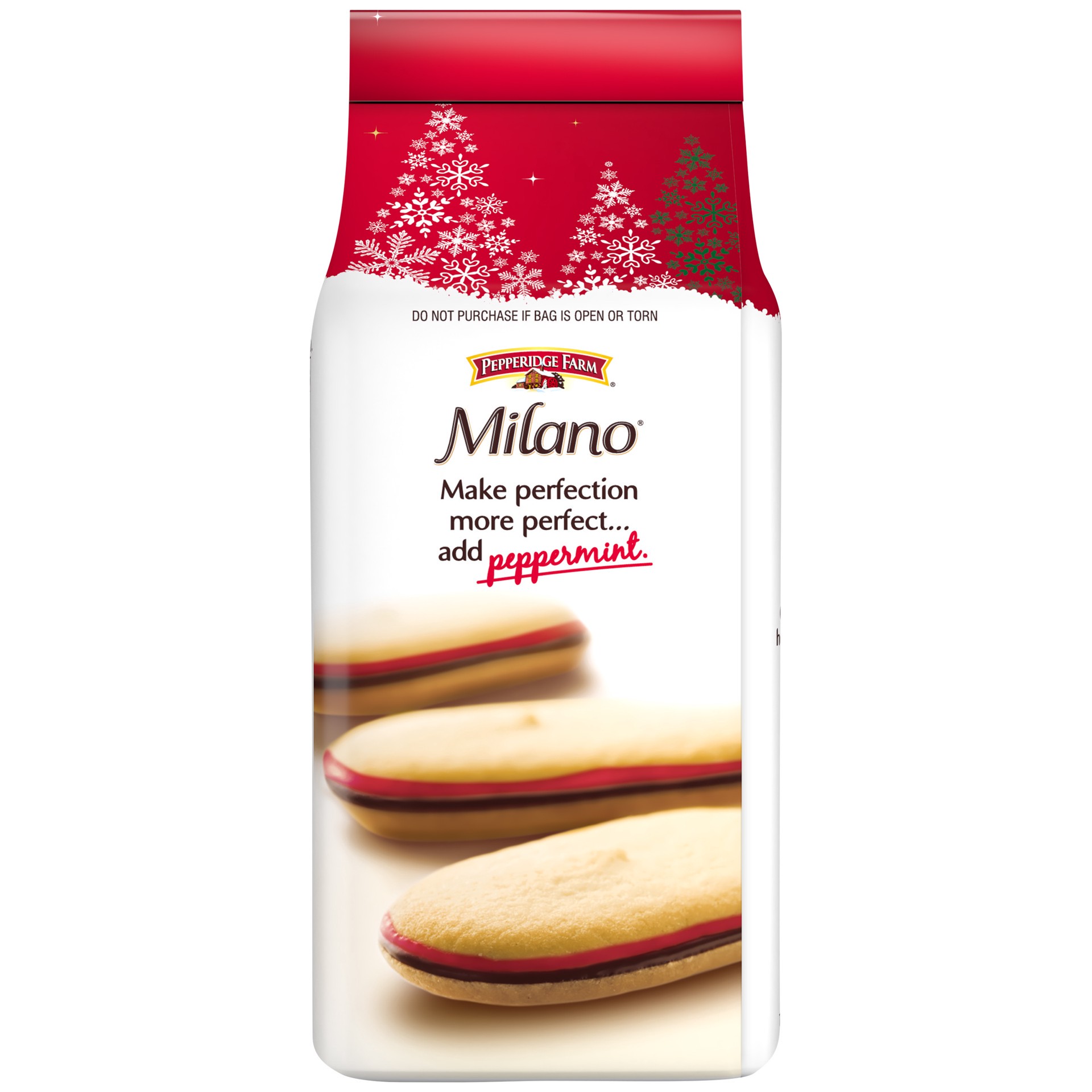 slide 3 of 5, Pepperidge Farm Milano Cookies, Candy Cane Cookies, 7 oz. Bag, 7 oz