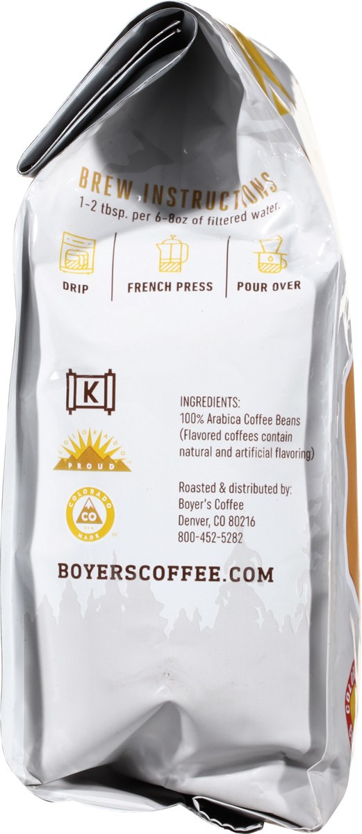 slide 2 of 9, Boyer's Light Roast Ground Hazelnut Coffee - 12 oz, 12 oz