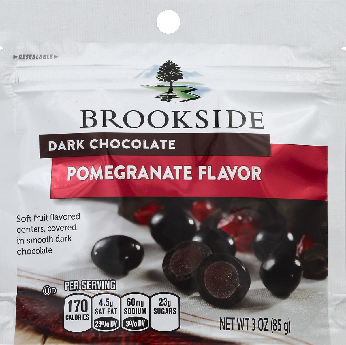 slide 2 of 2, Brookside Dark Chocolate Pomegranate, 3 oz