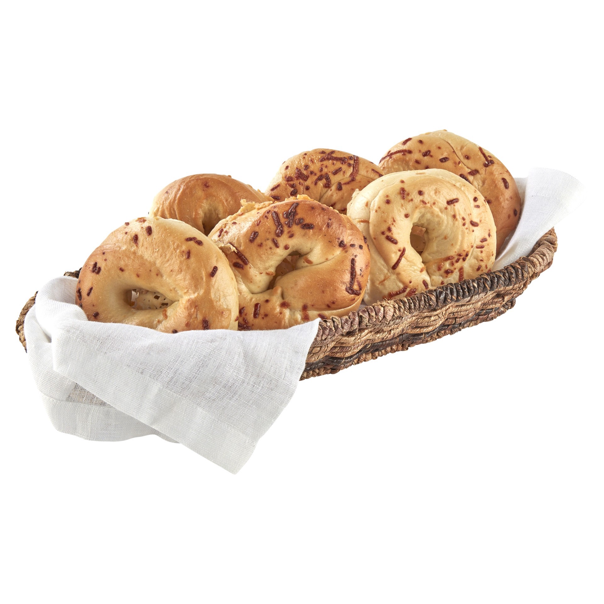 slide 5 of 9, Fresh from Meijer Asiago Bagels, 6 Pack, 6 ct