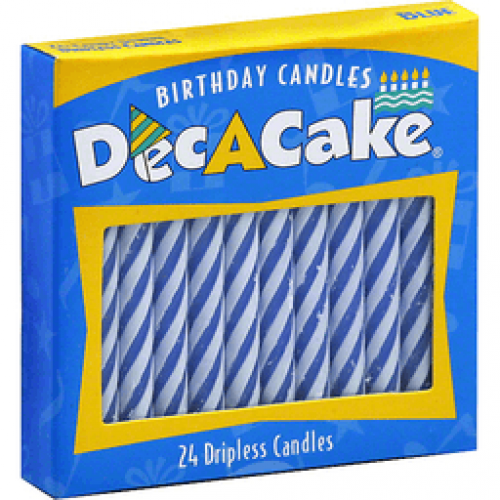 slide 1 of 1, Dec a Cake Birthday Candles 24 ea, 24 ct