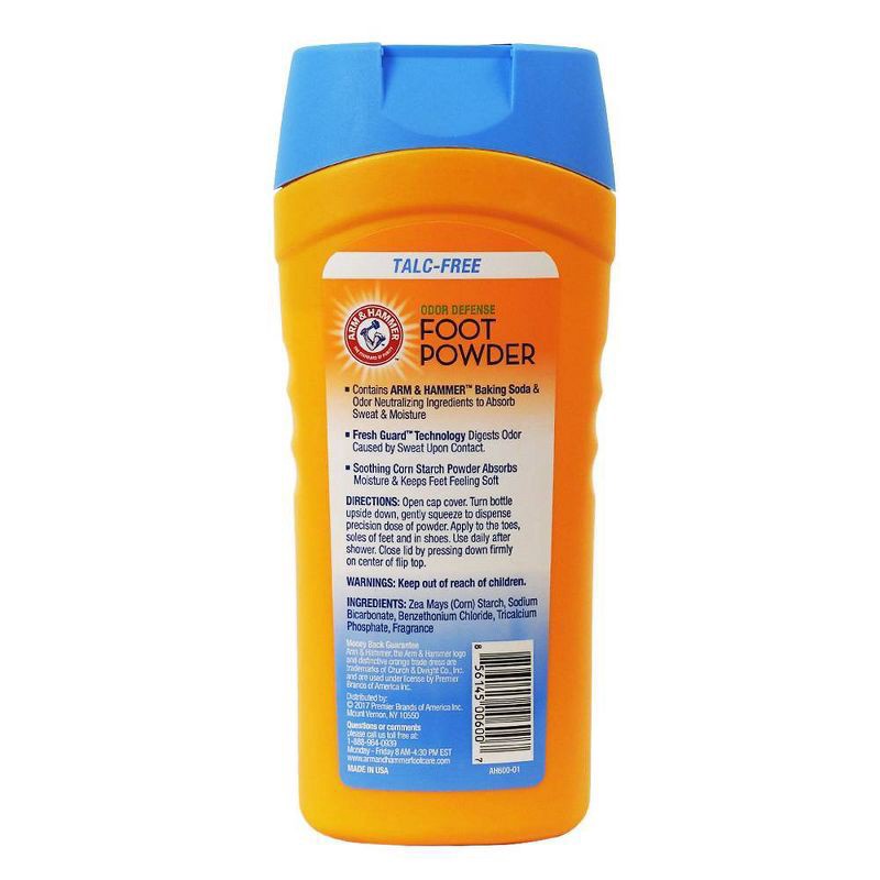 slide 2 of 3, ARM & HAMMER Foot Powder 7 oz, 7 oz