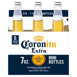 Coronita Extra Corona Extra Coronita Mexican Lager Beer, 6 pk 7 fl oz Bottles, 4.6% ABV