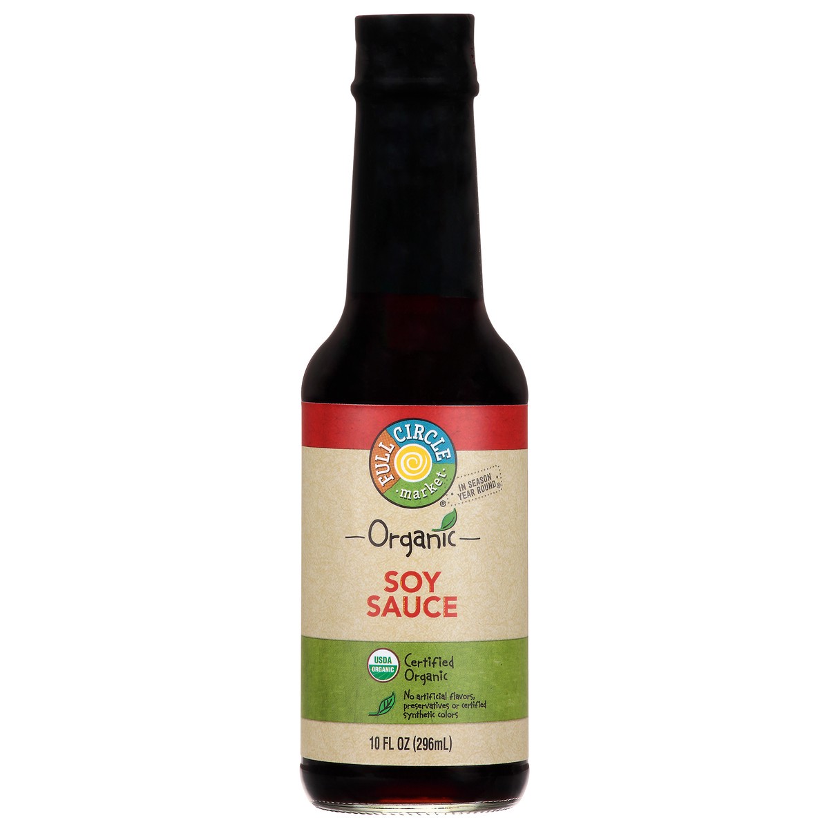 slide 10 of 11, Full Circle Market Organic Soy Sauce 10 fl oz, 10 fl oz