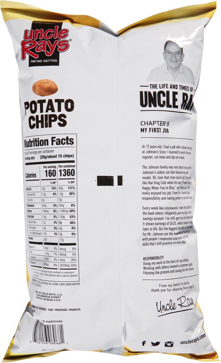 slide 4 of 12, Uncle Ray's Potato Chips 8.5 oz, 8.5 oz