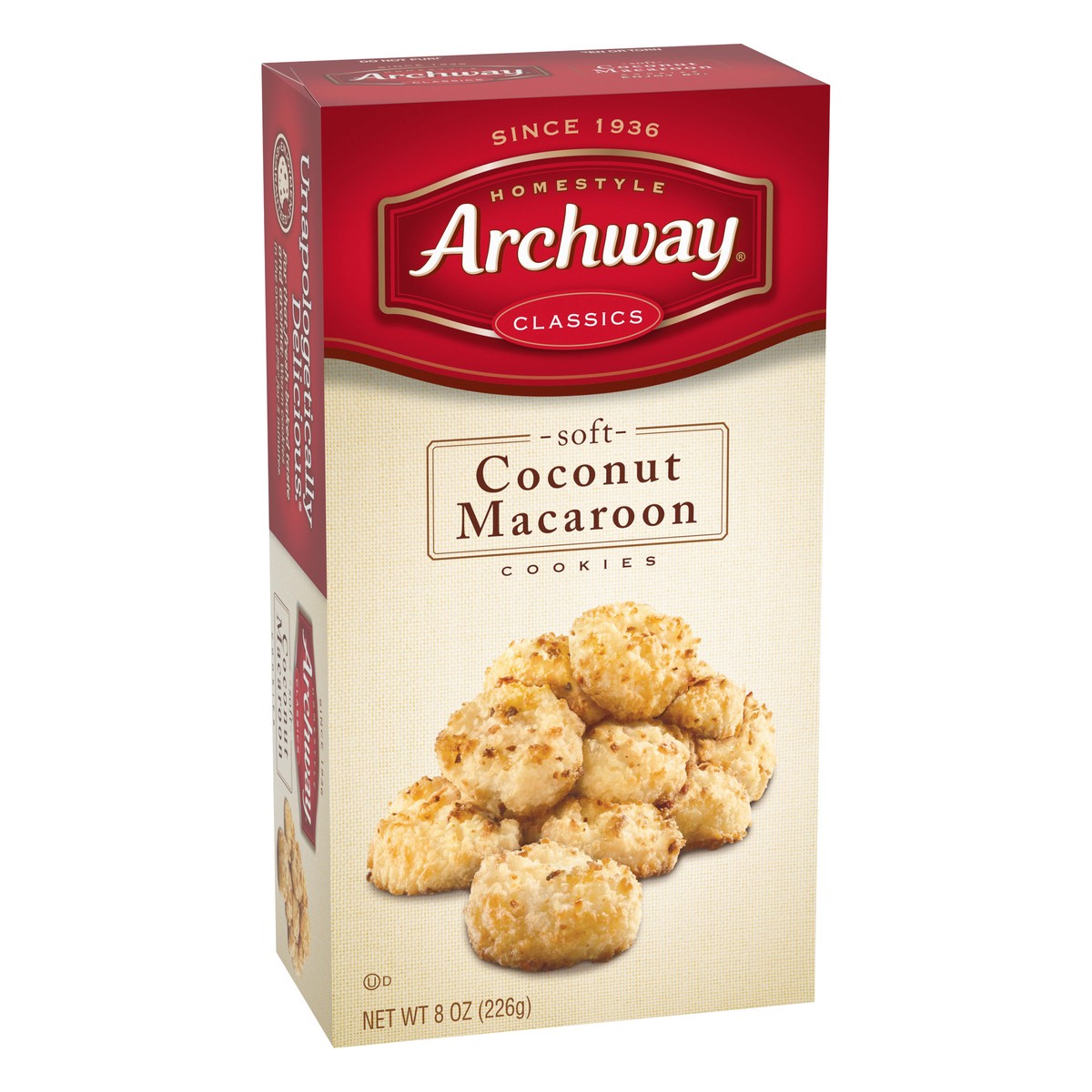 slide 6 of 9, Archway Cookies Cookies, Soft Coconut Macaroon, 8 Oz, 8 oz