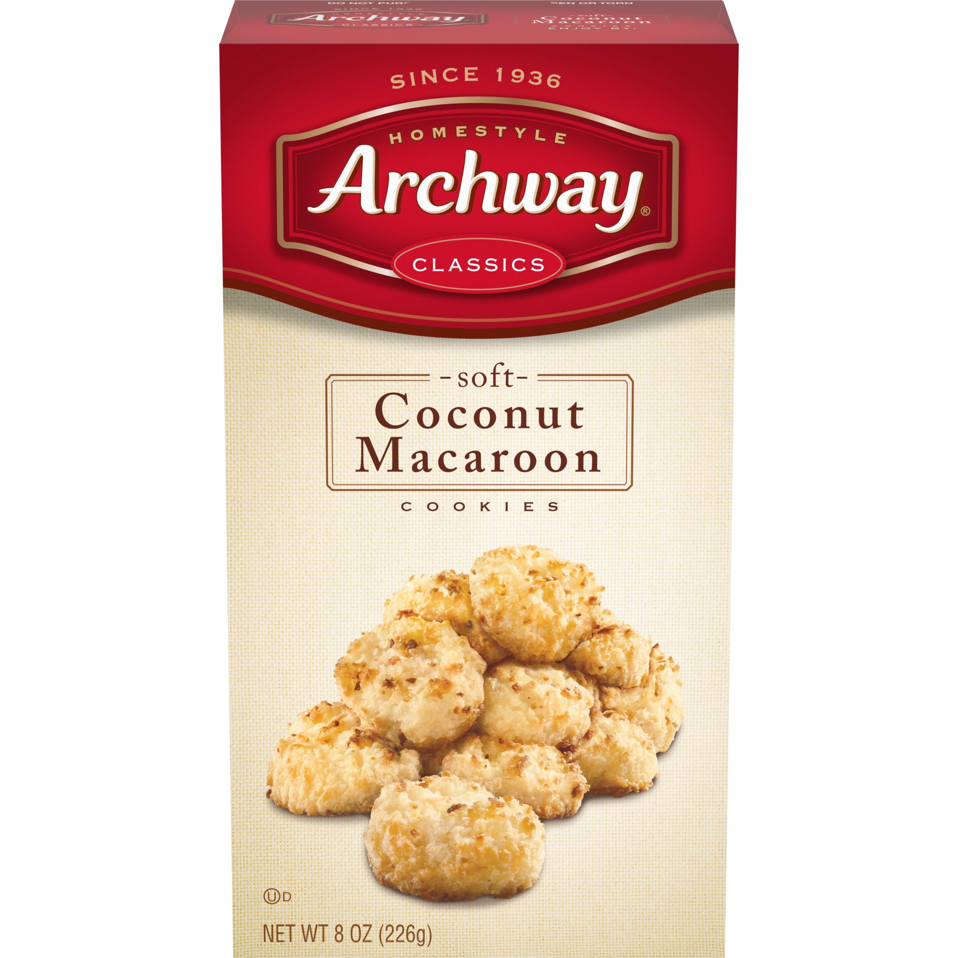 slide 1 of 9, Archway Cookies Cookies, Soft Coconut Macaroon, 8 Oz, 8 oz