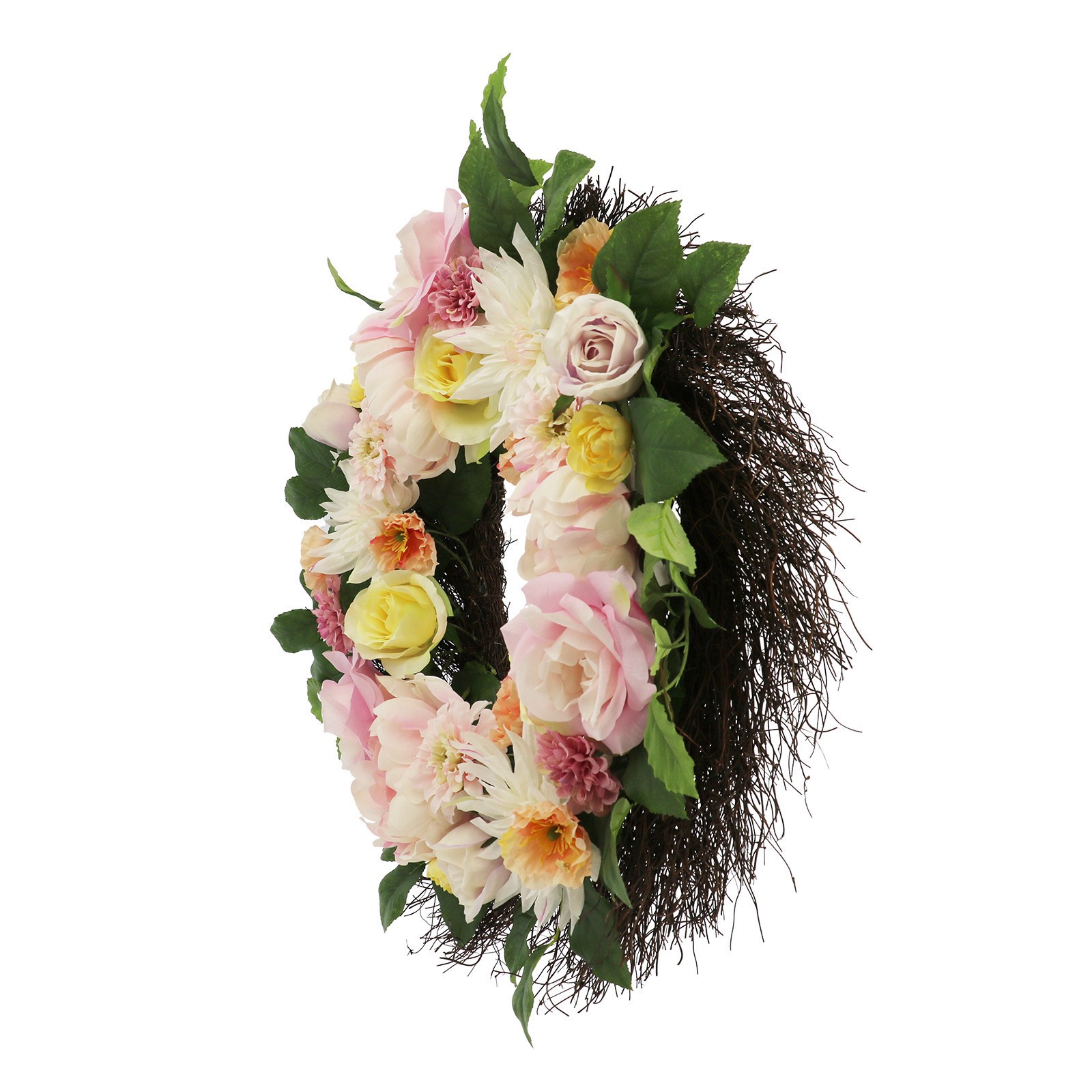 slide 3 of 3, 24" Hydrangea & Ranunculus Mix Wreath By Ashland, 24 in