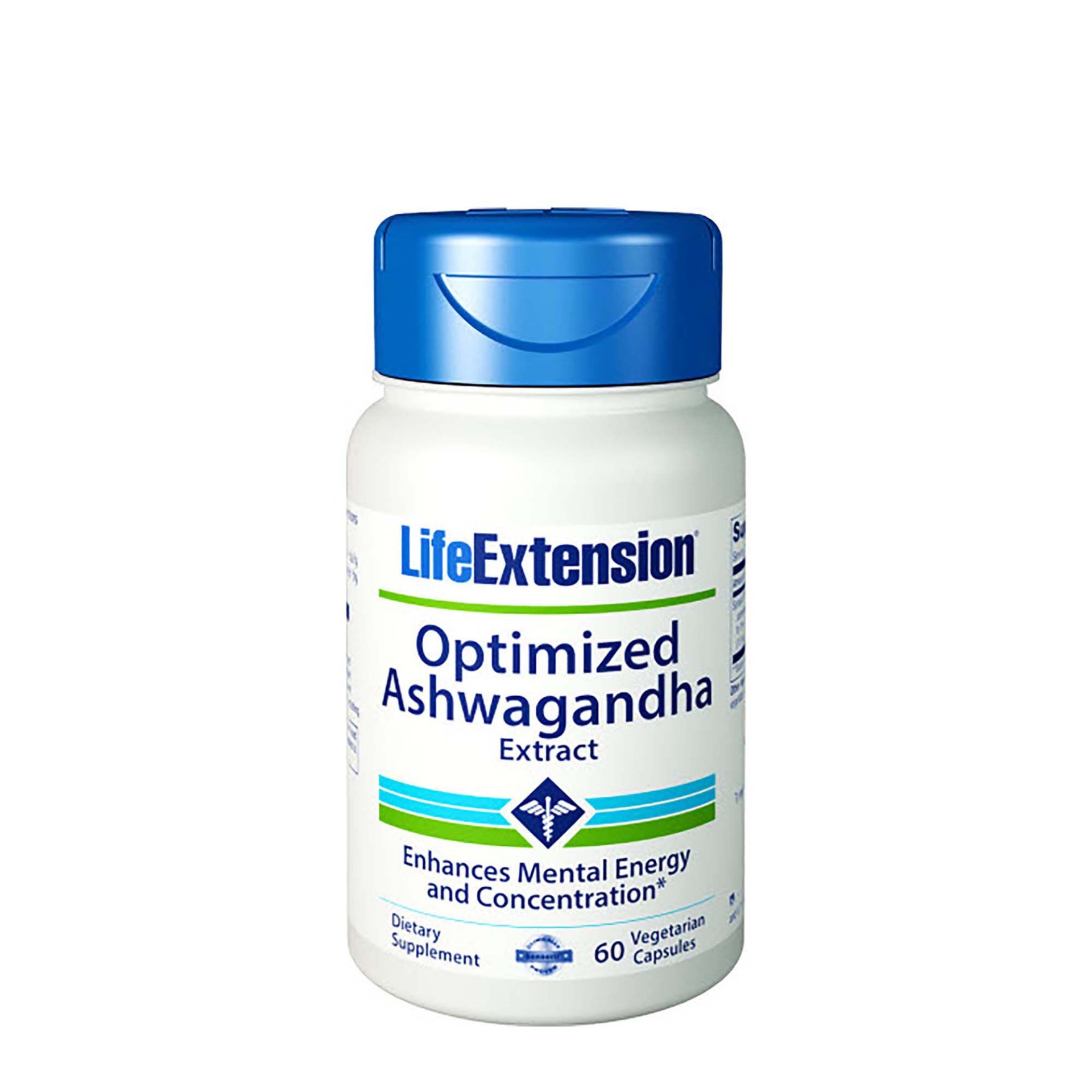 slide 1 of 1, Life Extension Optimized Ashwagandha Extract, 60 ct