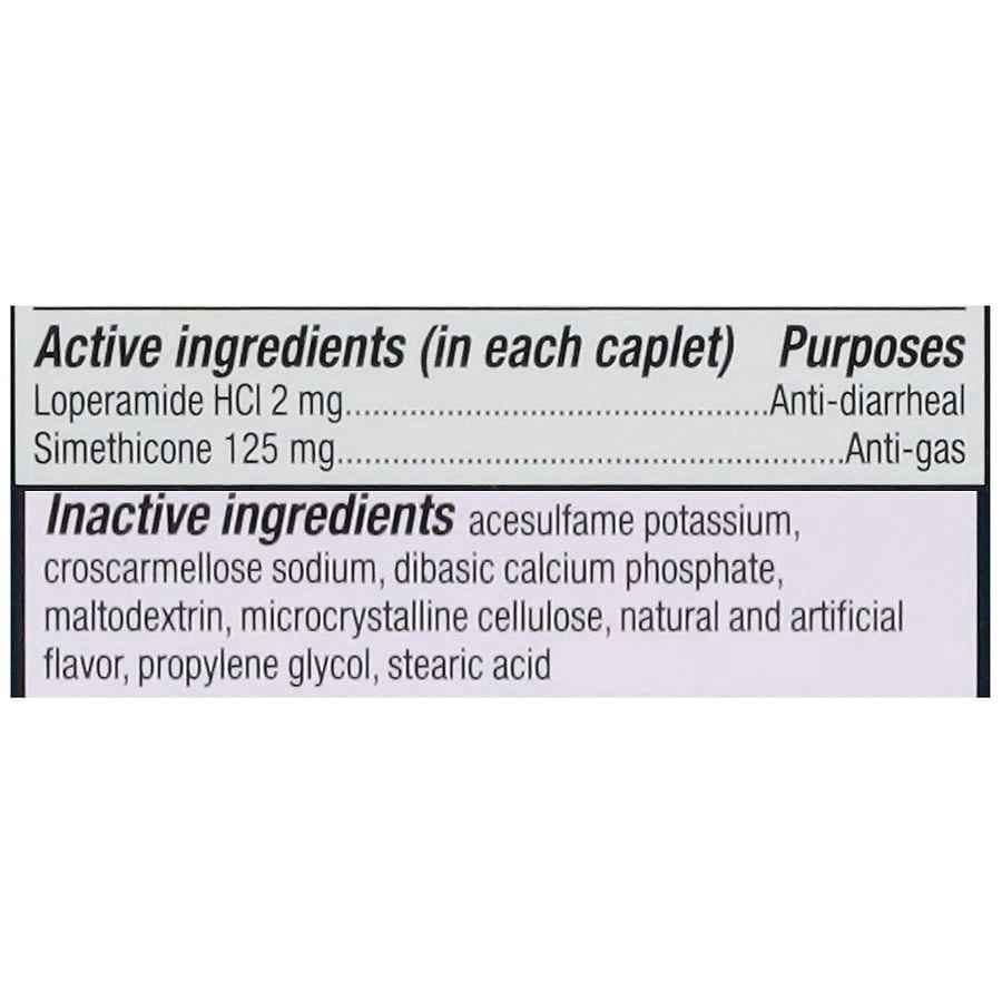 slide 4 of 5, Walgreens Anti-Diarrheal Multi-Symptom Caplets, 24 ct