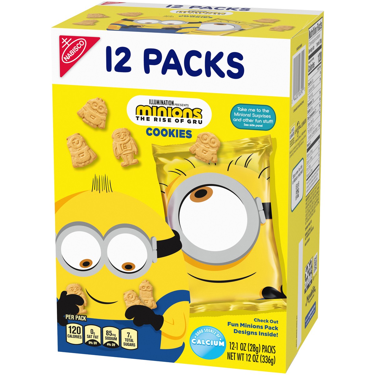 slide 12 of 14, Nabisco Minions Cookies 12-1 oz. Bags, 12 oz