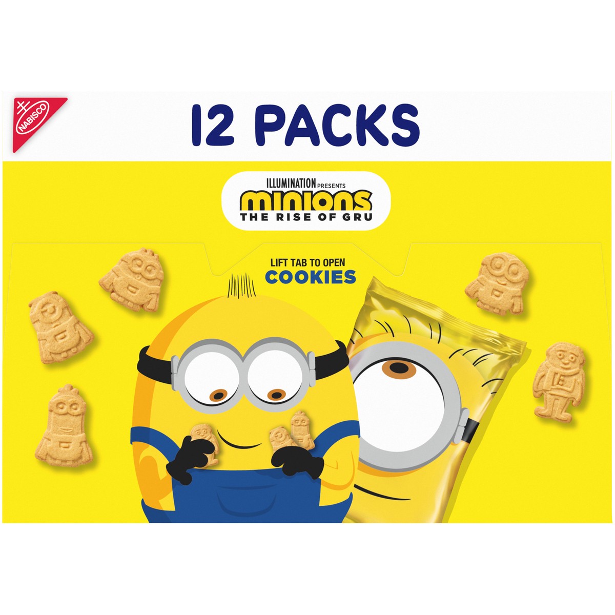 slide 7 of 14, Nabisco Minions Cookies 12-1 oz. Bags, 12 oz