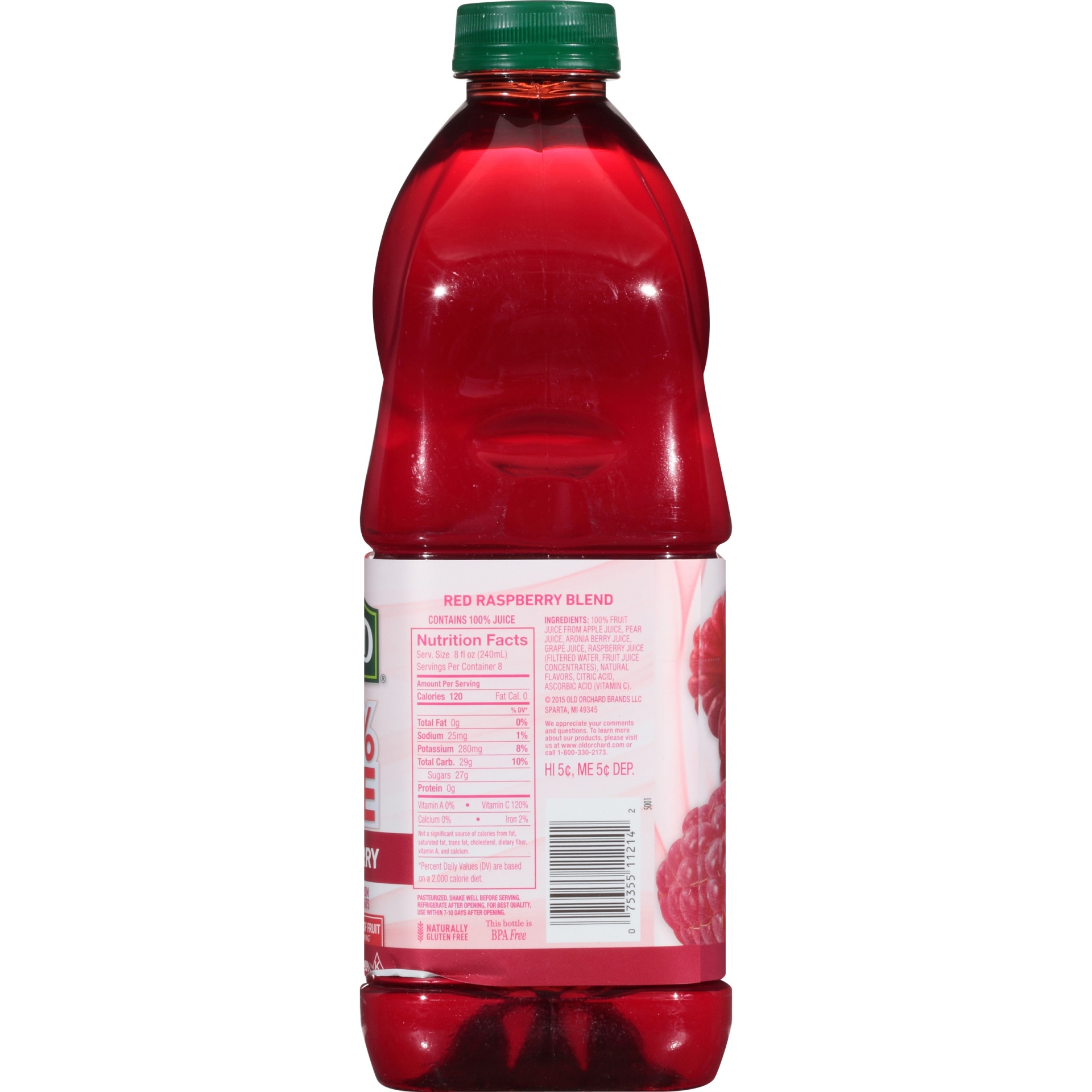 slide 3 of 8, Old Orchard 100% Apl Red Rasp Juice - 64 fl oz, 64 fl oz