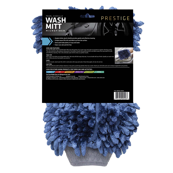 slide 2 of 5, Viking Prestige Pearl Microfiber Wash Mitt, 1 ct