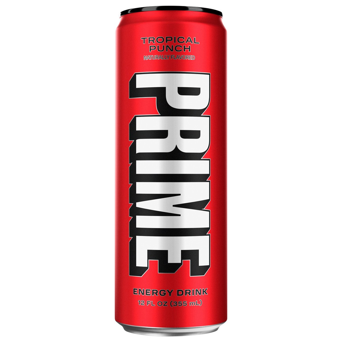 slide 1 of 1, Prime Hydration Prime Tropical Punch Energy Drink - 12 fl oz Can, 12 fl oz