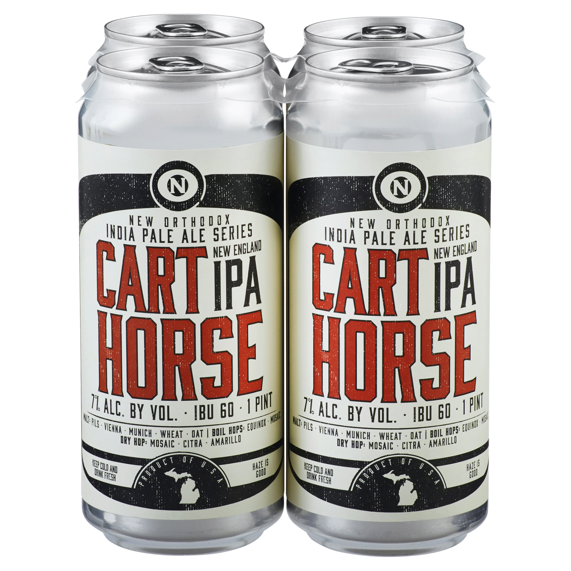 slide 1 of 1, Old Nation Brewing Co. Cart Horse IPA, 4 ct; 16 fl oz