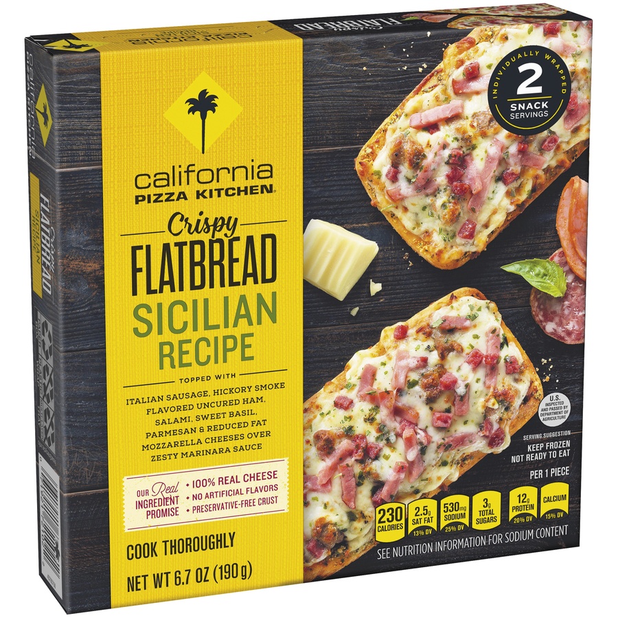 slide 2 of 8, California Pizza Kitchen Small Sicilian Flatbread, 7 oz