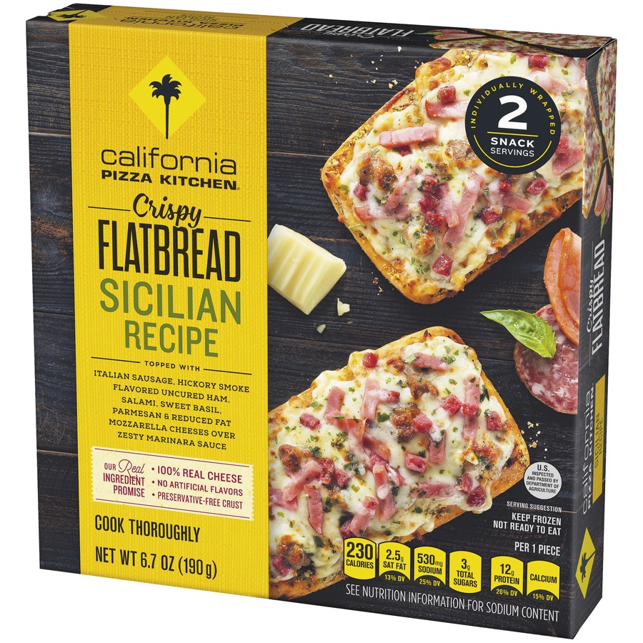 slide 3 of 8, California Pizza Kitchen Small Sicilian Flatbread, 7 oz