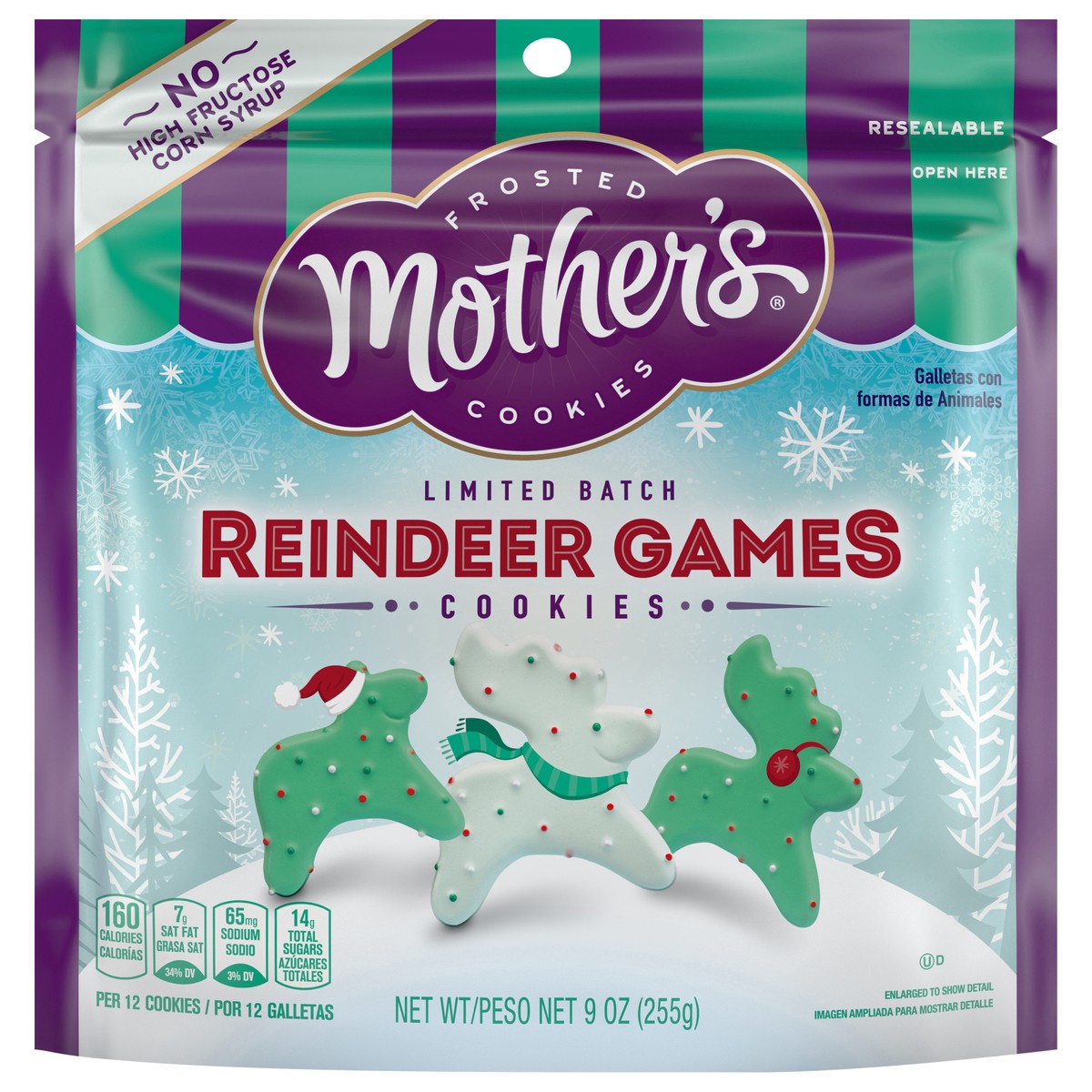 slide 1 of 11, Mother's Reindeer Games Cookies 9 oz, 9 oz