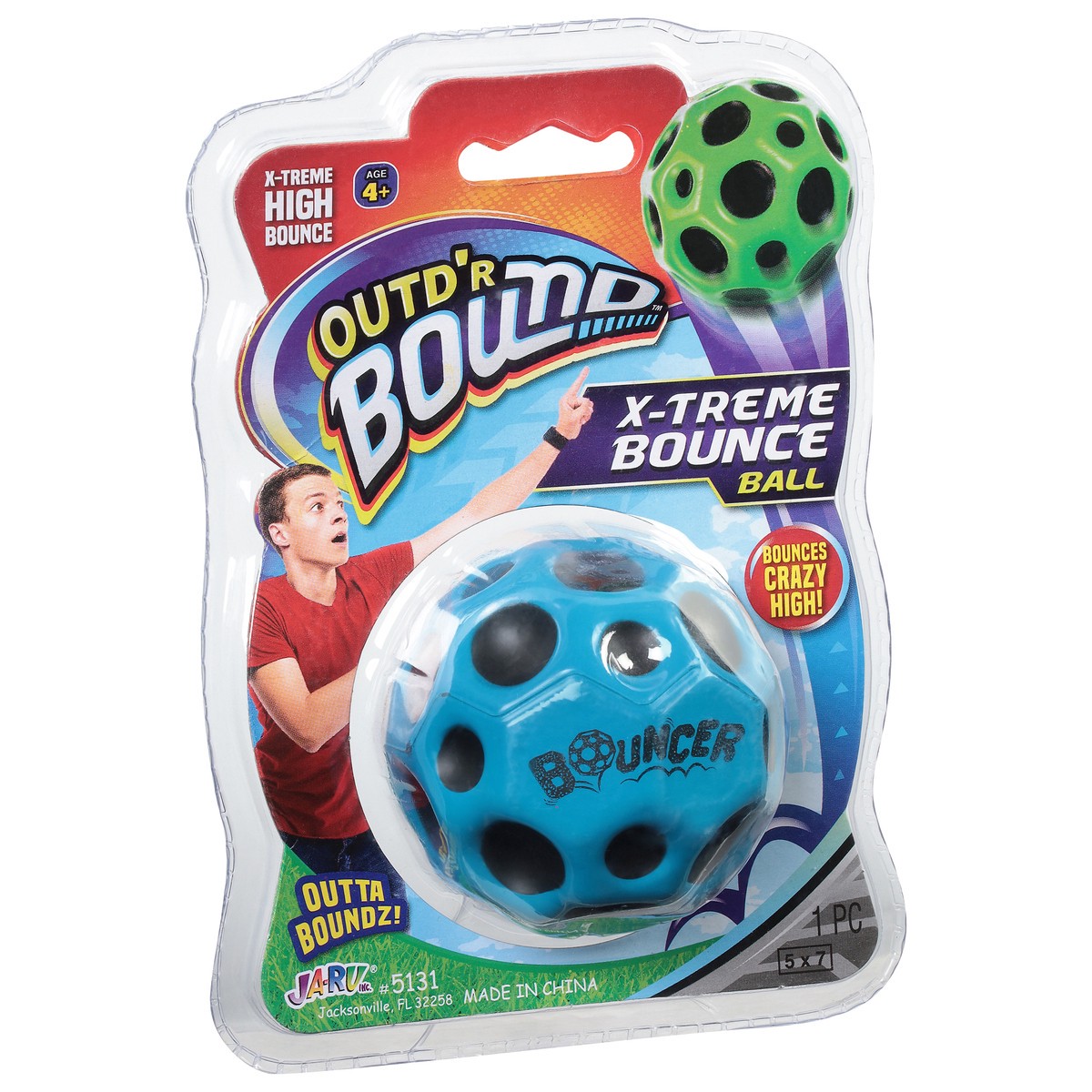 slide 9 of 12, Ja-Ru Outd'r Bound Ages 4+ X-Treme Bounce Ball 1 ea, 1 ct