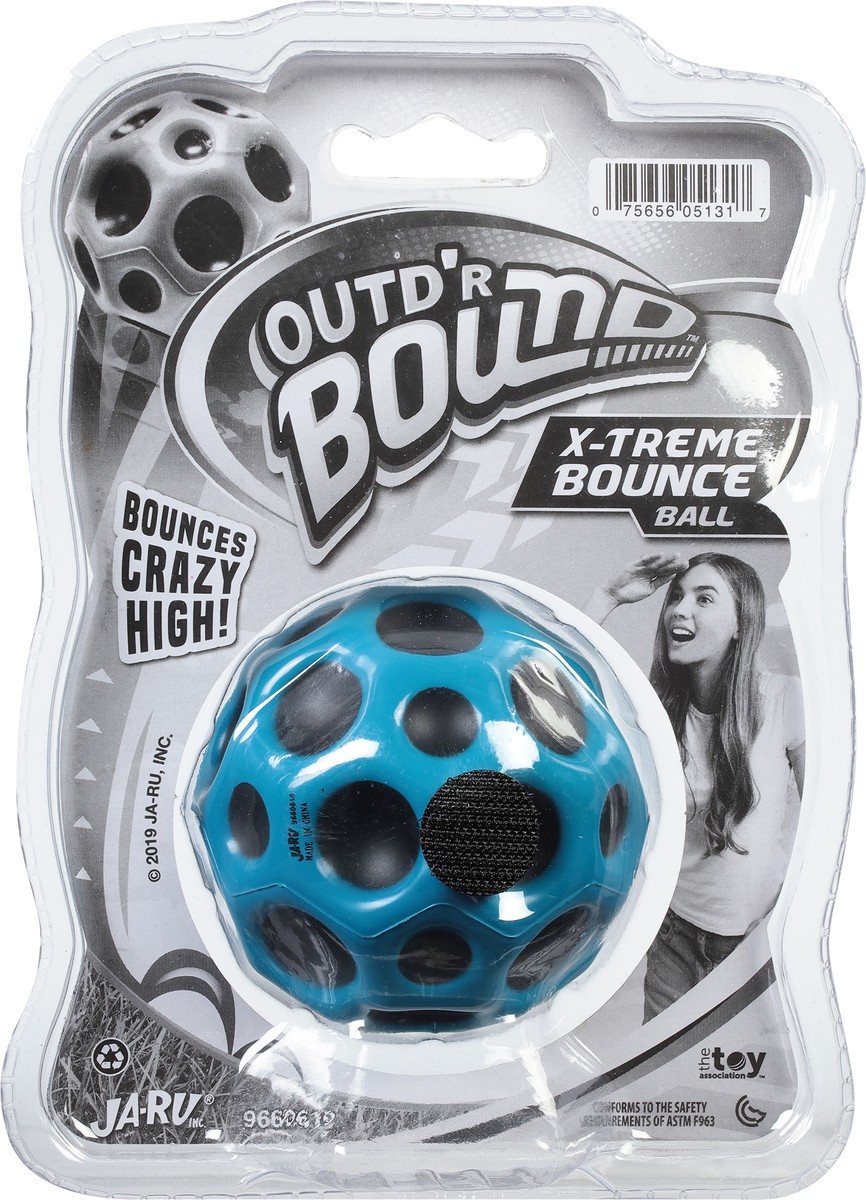 slide 12 of 12, Ja-Ru Outd'r Bound Ages 4+ X-Treme Bounce Ball 1 ea, 1 ct