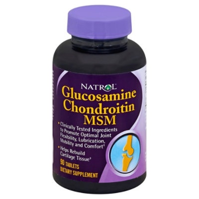 slide 1 of 1, Natrol Glucosamine Chondroitin/Msm, 1 ct