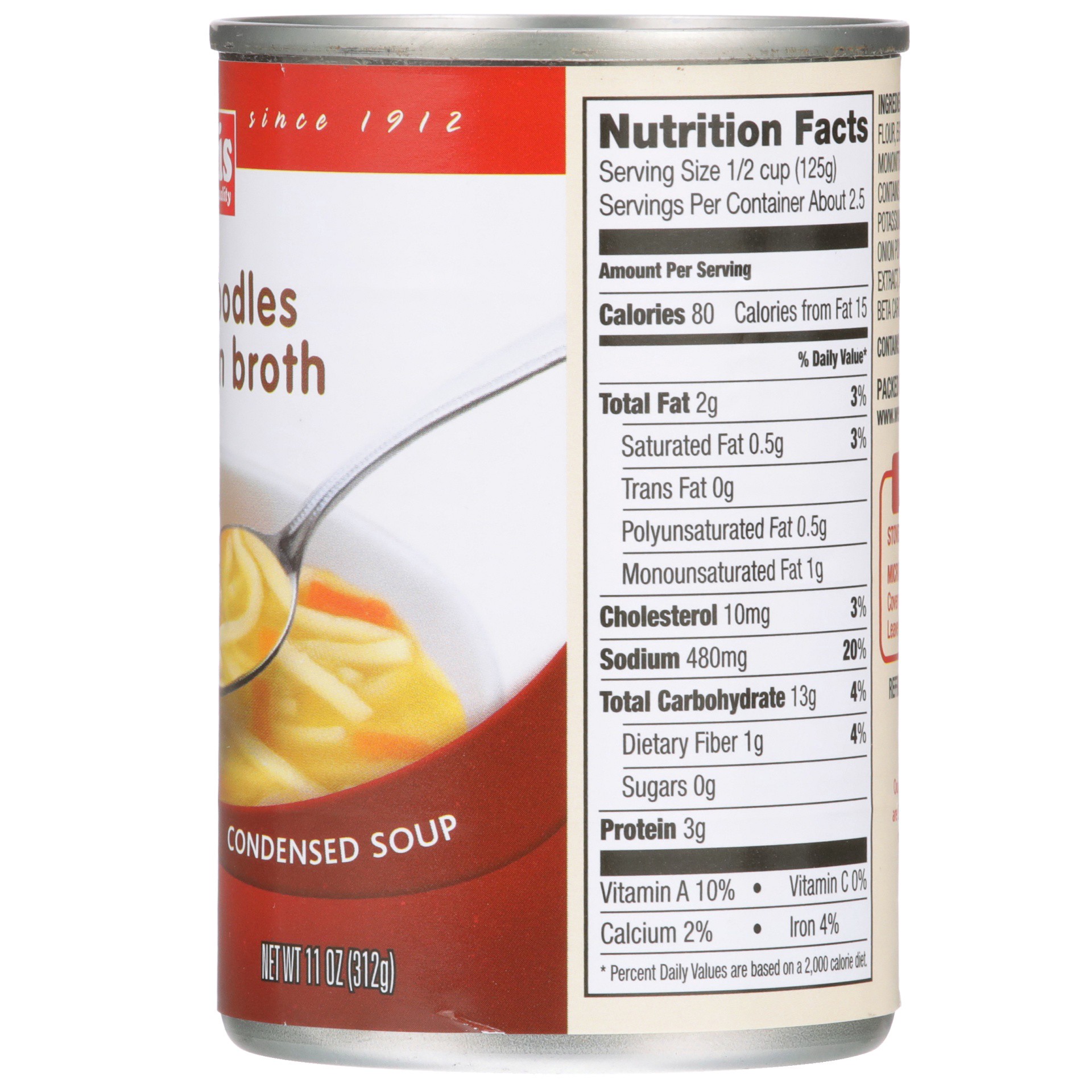 slide 4 of 6, Weis Quality Extra Noodle in Chicken Broth Condensed Soup, 11 oz