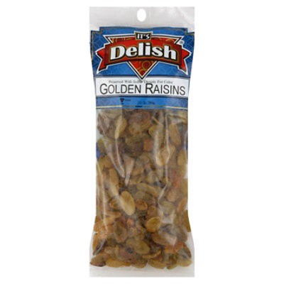slide 1 of 4, It's Delish Its Delish Golden Raisins Prepacked, 10 oz