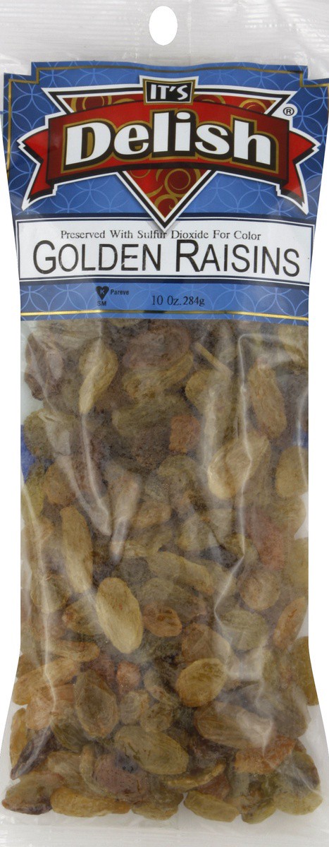 slide 4 of 4, It's Delish Its Delish Golden Raisins Prepacked, 10 oz