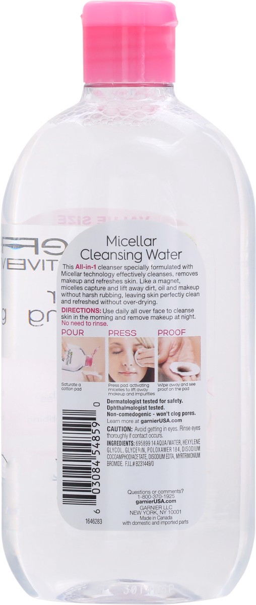 slide 5 of 9, SkinActive All-in-1 Micellar Cleansing Water Value Size 23.7 fl oz, 23.7 fl oz