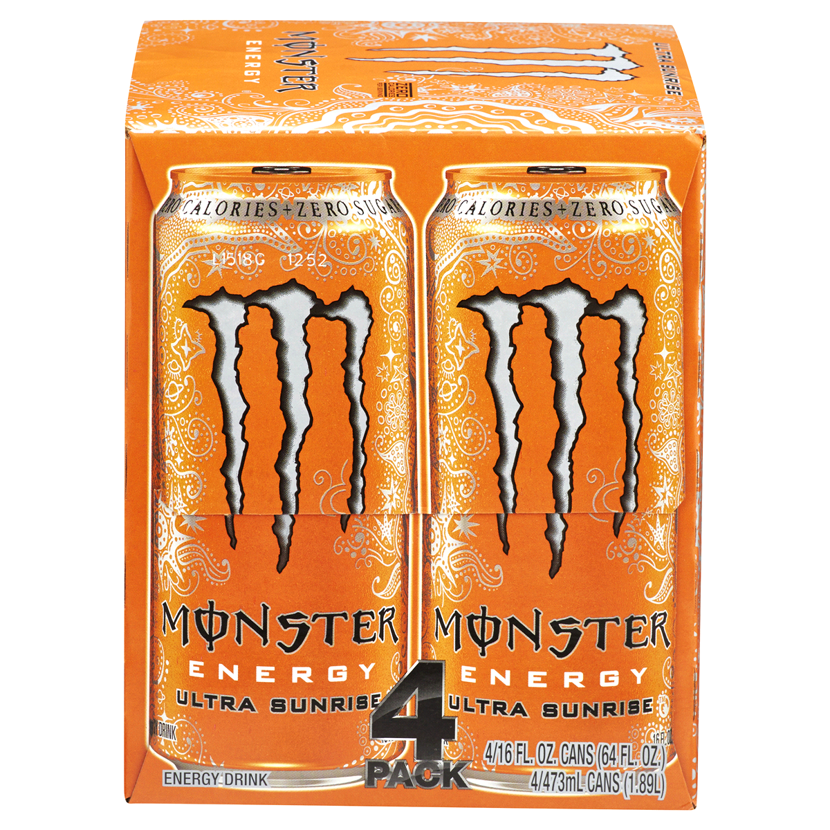 Monster Energy Ultra Sunrise Ultra Sunrise Pack Of 4 Ct 16 Fl Oz Shipt