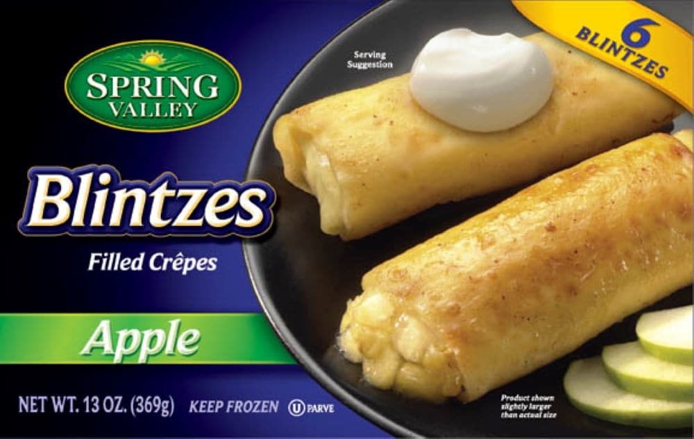 slide 1 of 1, Spring Valley Blintzes Apple Filled Crepes, 6 ct