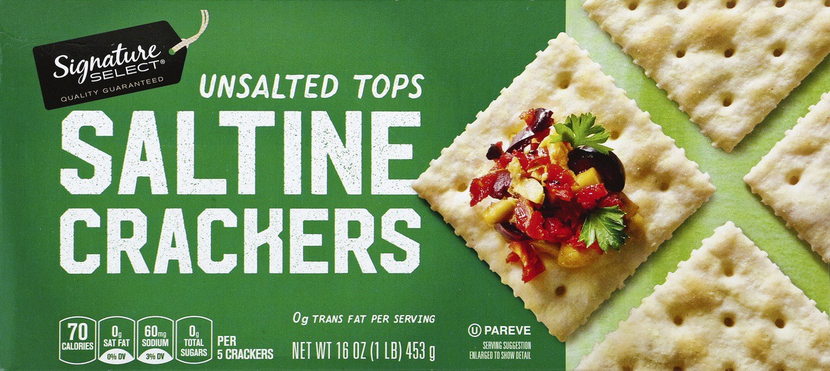 slide 4 of 4, Signature Select Crackers 16 oz, 16 oz