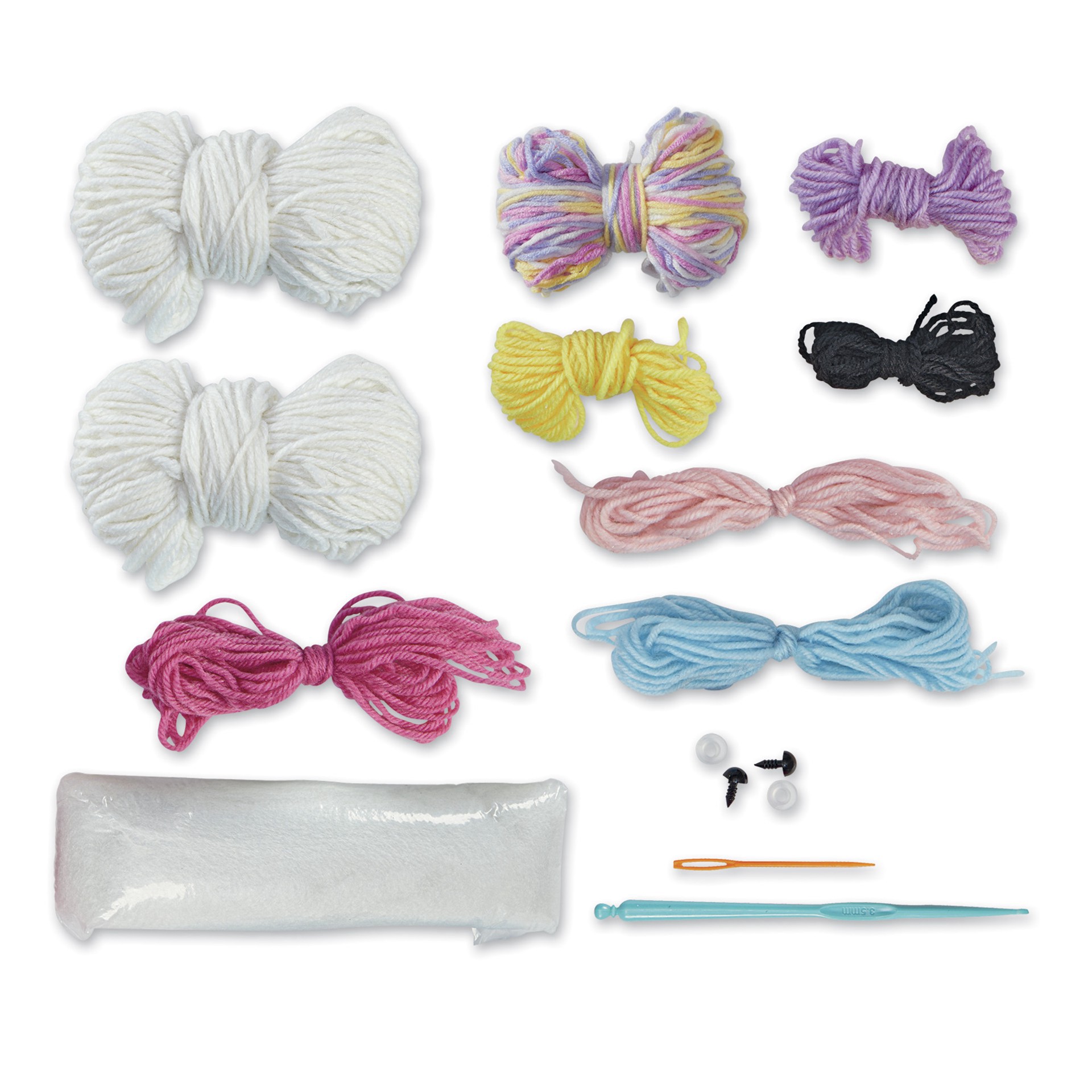 slide 2 of 4, Intermediate Unicorn Amigurumi Crochet Kit By Loops & Threads, 5.5 in x 4 in x 7.75 in