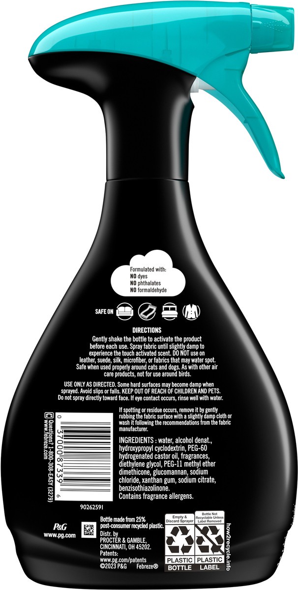 slide 3 of 4, Febreze Unstopables Touch Fabric Spray and Odor Eliminator, Fresh, 16.9 fl oz