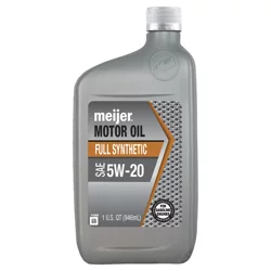 Meijer Full Synthetic 5W20 Motor Oil