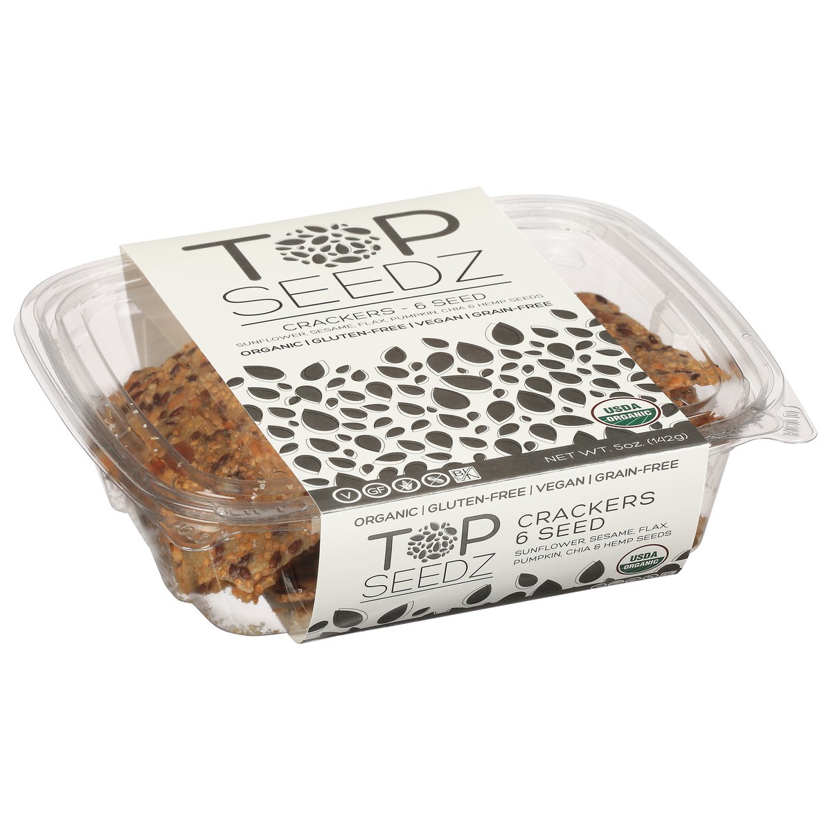 slide 14 of 14, Top Seedz 6 Seed Crackers 5 oz, 5 oz