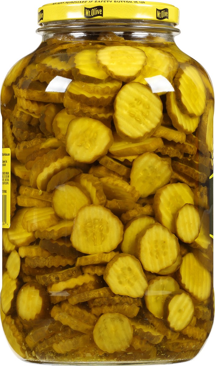 slide 2 of 8, Mt. Olive Kosher Dill Chips 128 fl. oz. Jar, 128 fl oz