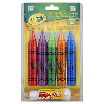 slide 1 of 2, Crayola Body Doodlers Bath Gel Pens, 5 oz