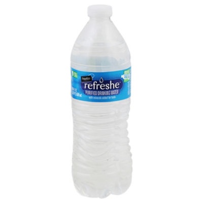 slide 1 of 1, Signature Select Refreshe Water Purified Drinking, 16.9 fl oz