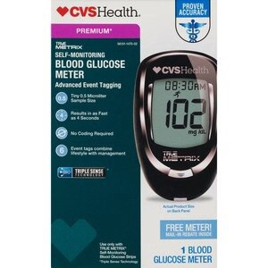 slide 1 of 1, CVS Health True Metrix Self-Monitoring Blood Glucose Meter, 1 ct