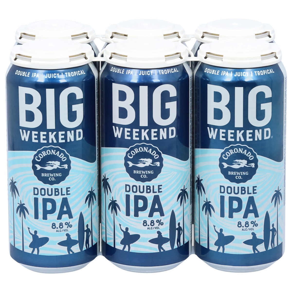 slide 7 of 11, Coronado Brewing Co. Double IPA Big Weekend Beer 6 - 1 pt Cans, 6 ct