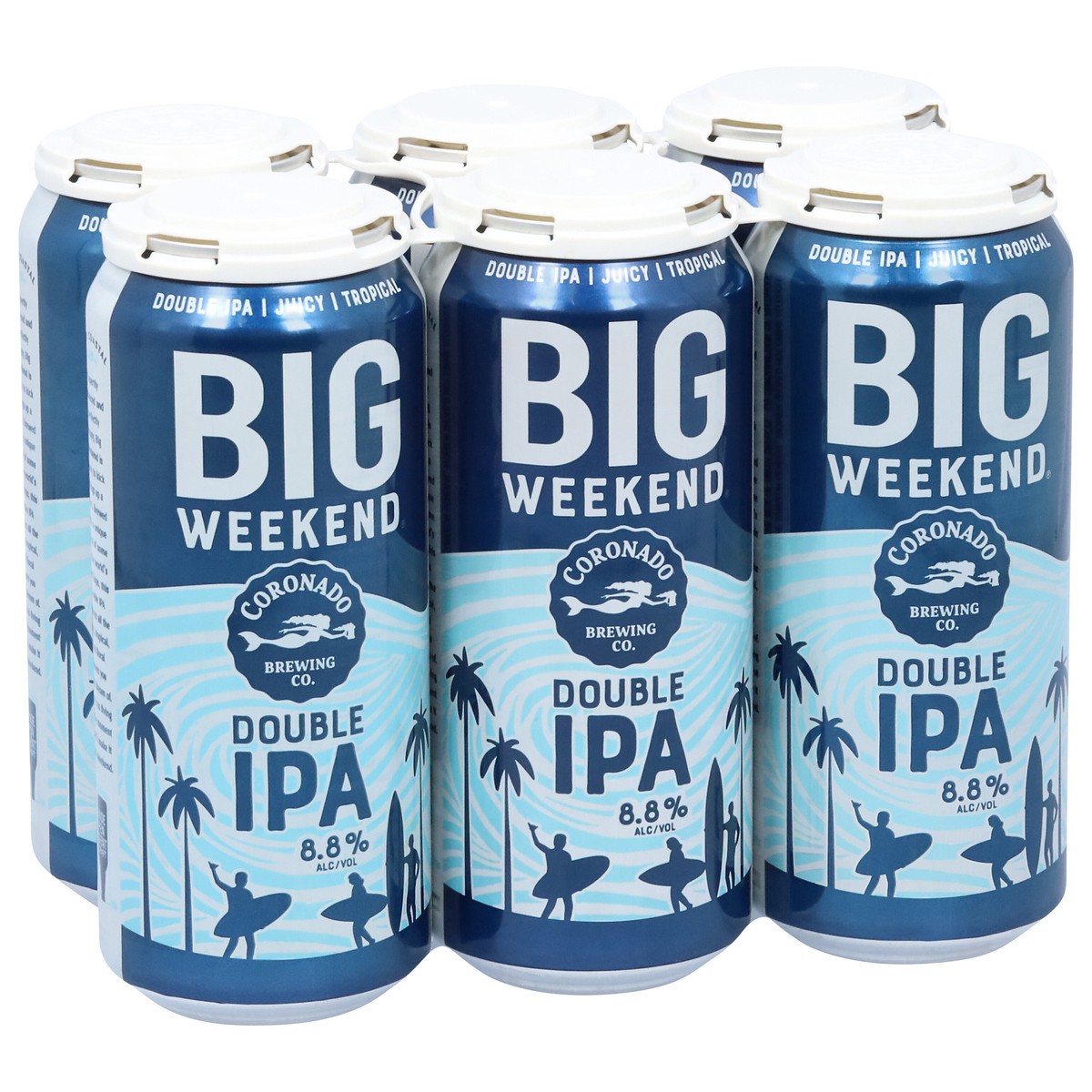 slide 4 of 11, Coronado Brewing Co. Double IPA Big Weekend Beer 6 - 1 pt Cans, 6 ct