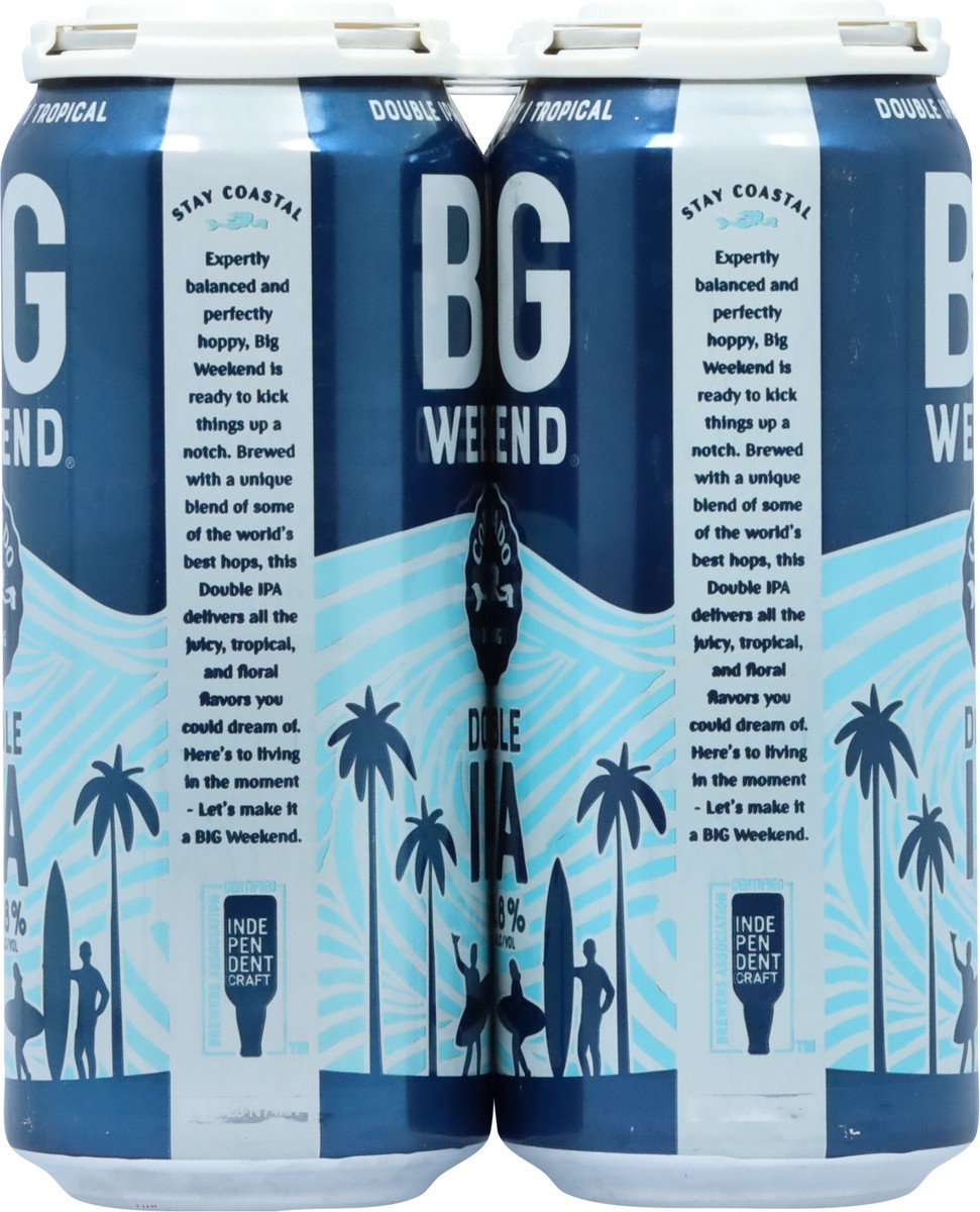slide 10 of 11, Coronado Brewing Co. Double IPA Big Weekend Beer 6 - 1 pt Cans, 6 ct