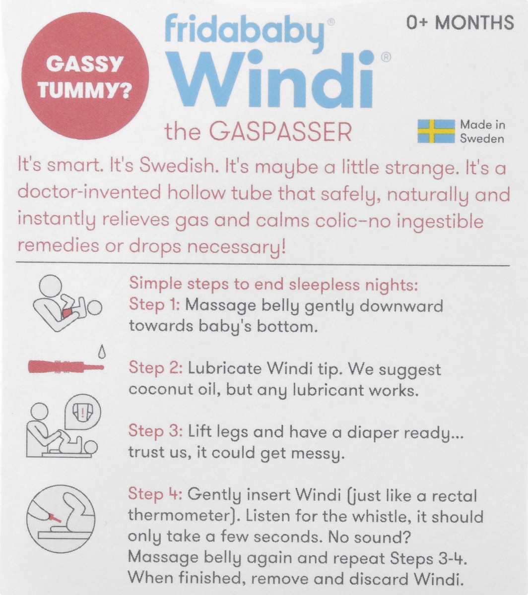 slide 2 of 9, Fridababy Windi The Gaspasser, 10 ct