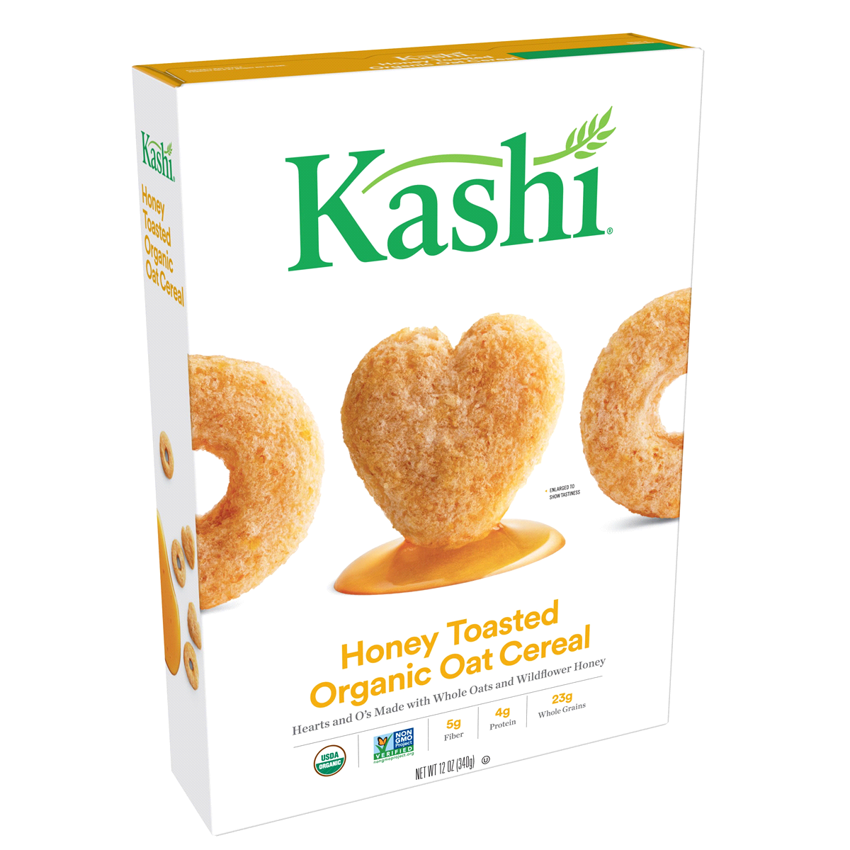 slide 1 of 1, Kashi Cereal, Honey Toasted, 12.4 oz