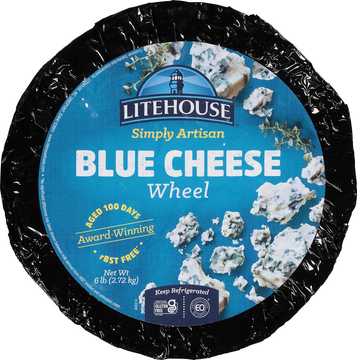 slide 2 of 7, Litehouse Blue Cheese 6 lb, 6 lb