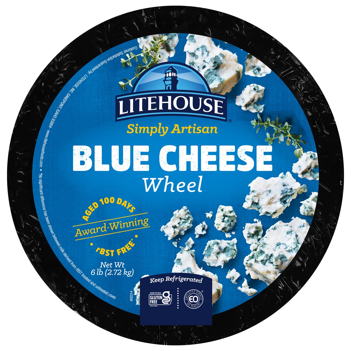 slide 6 of 7, Litehouse Blue Cheese 6 lb, 6 lb