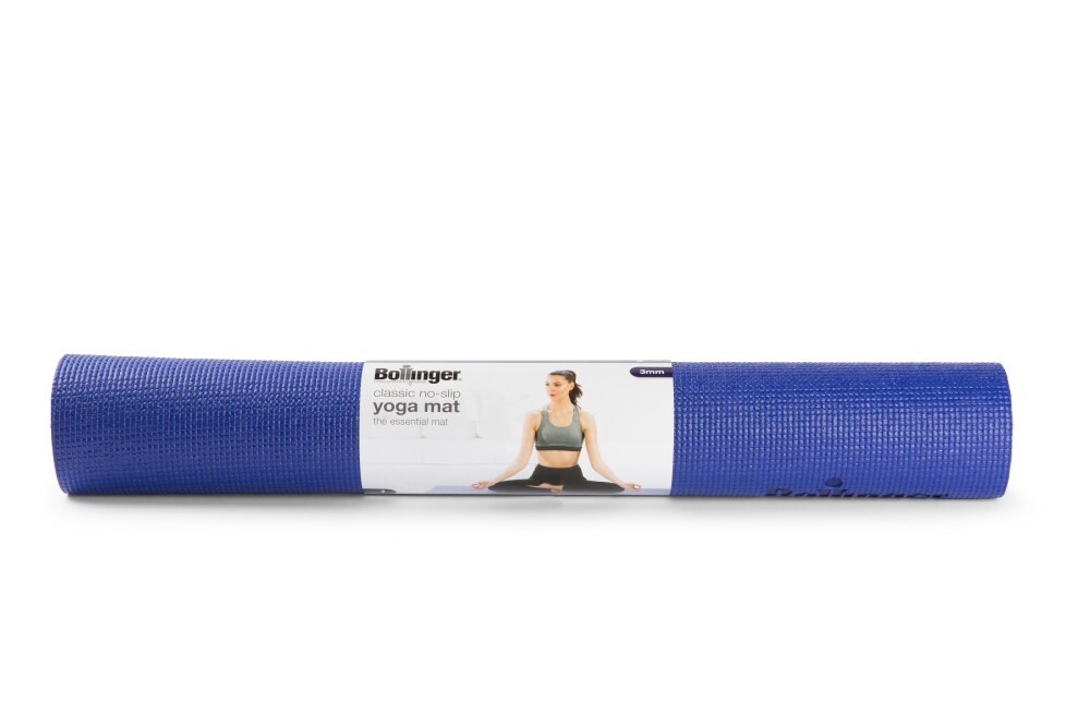 slide 1 of 2, Bollinger Classic No-Slip Yoga Mat - Royal Blue - 3Mm, 3 mm